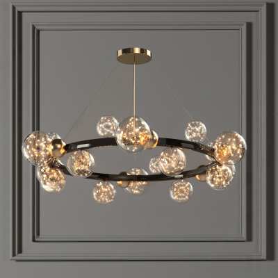 现代满天星吊灯3D模型下载